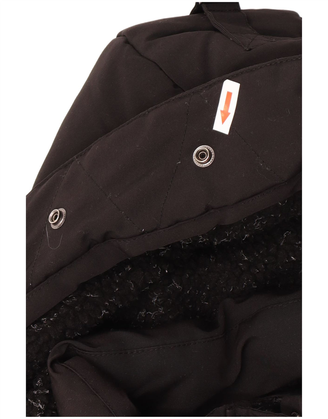 Superdry Polstret hættejakke til kvinder UK 12 Medium Sort Polyester