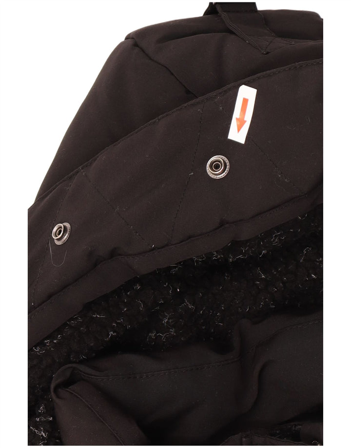 Superdry Polstret hættejakke til kvinder UK 12 Medium Sort Polyester