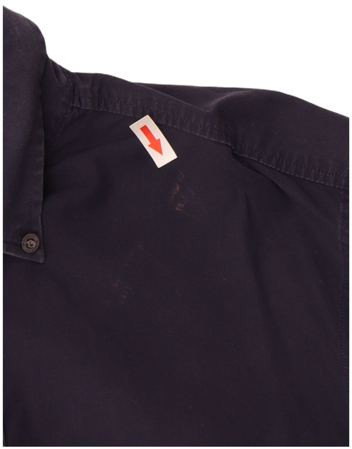 Burberry herre BRIT skjorte medium marineblå bomuld