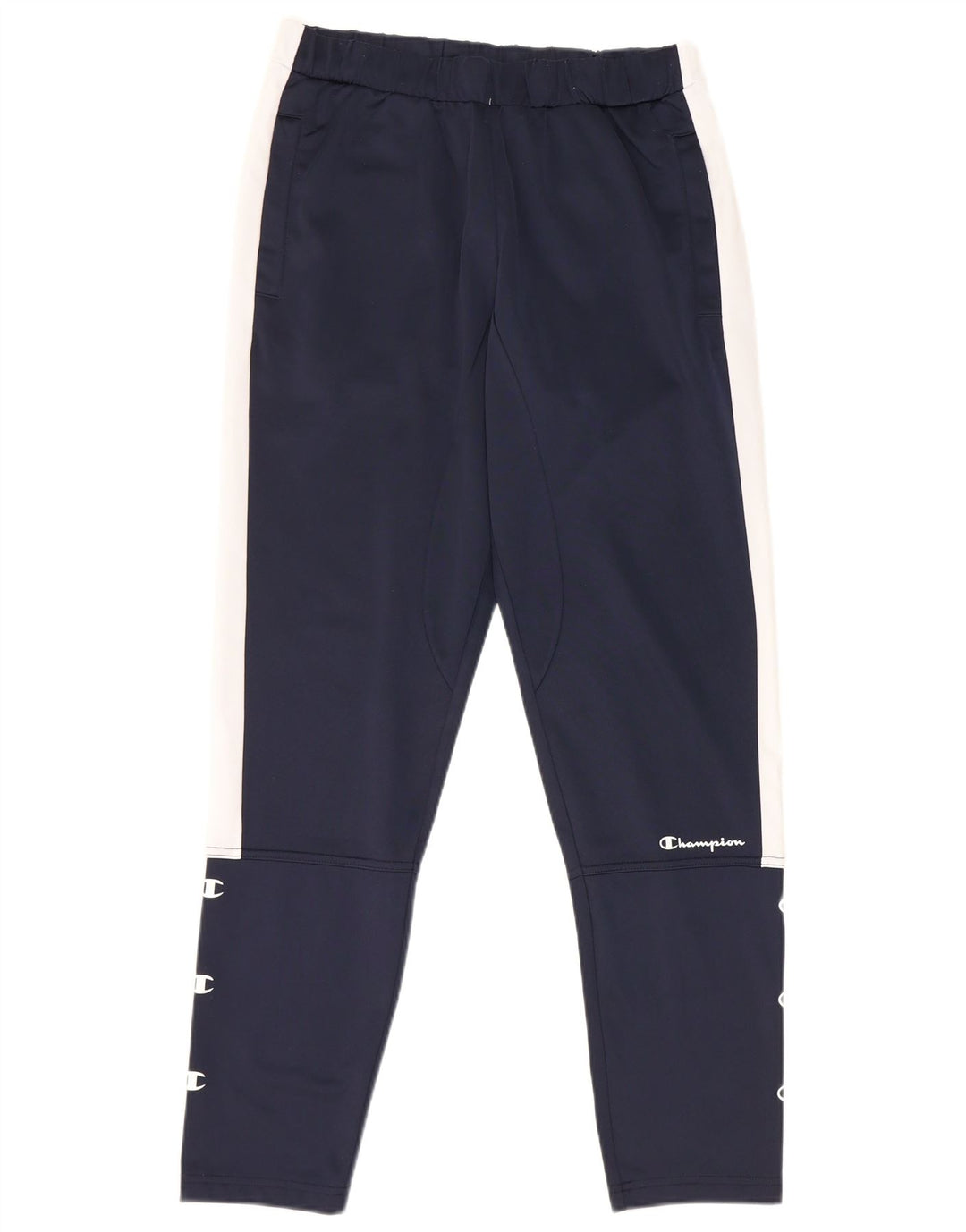 Champion Herre grafisk træningsdragt Bukser Small Navy Blue Colourblock
