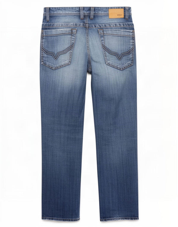 PEPE Jeans Herre Comfort Fit Straight W34 L32 Blå Bomuld