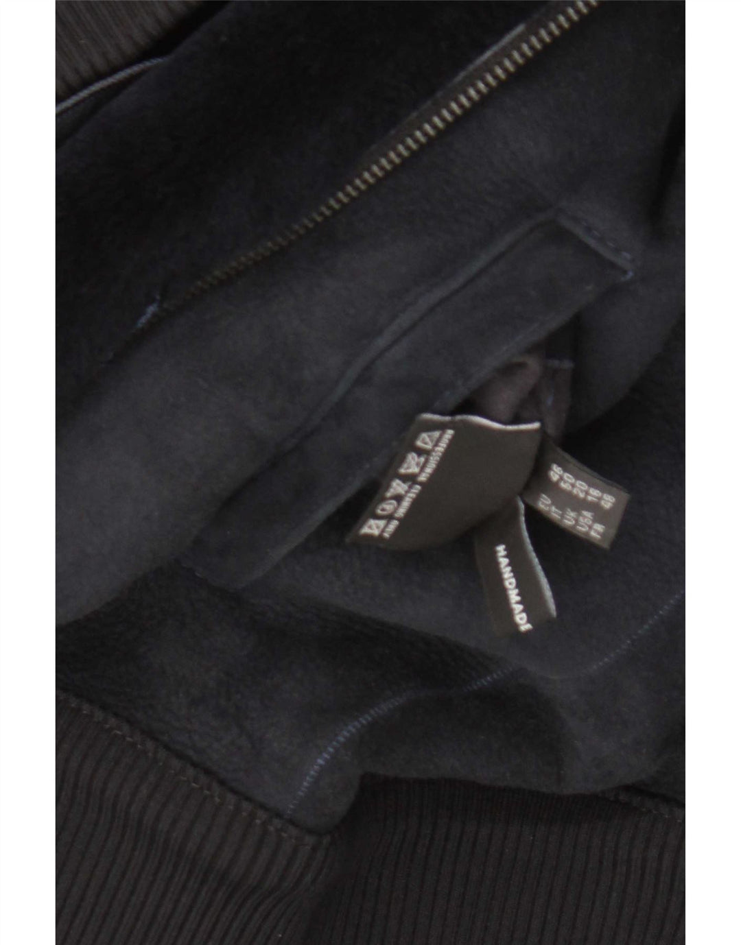 CPL1953 Dame Bomber Shearling Jacket UK 20 2XL Navy Blue Shearling