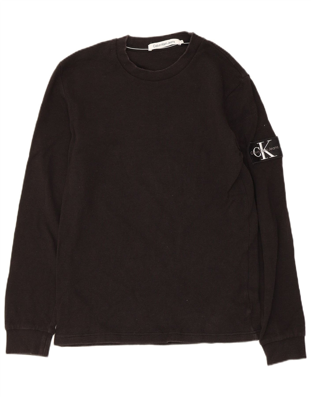 Calvin Klein Jeans Herre Top Langærmet Medium Sort