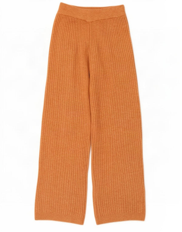 Zara Girls Loose Fit Knit Tracksuit Bukser 11-12 år Orange Polyester
