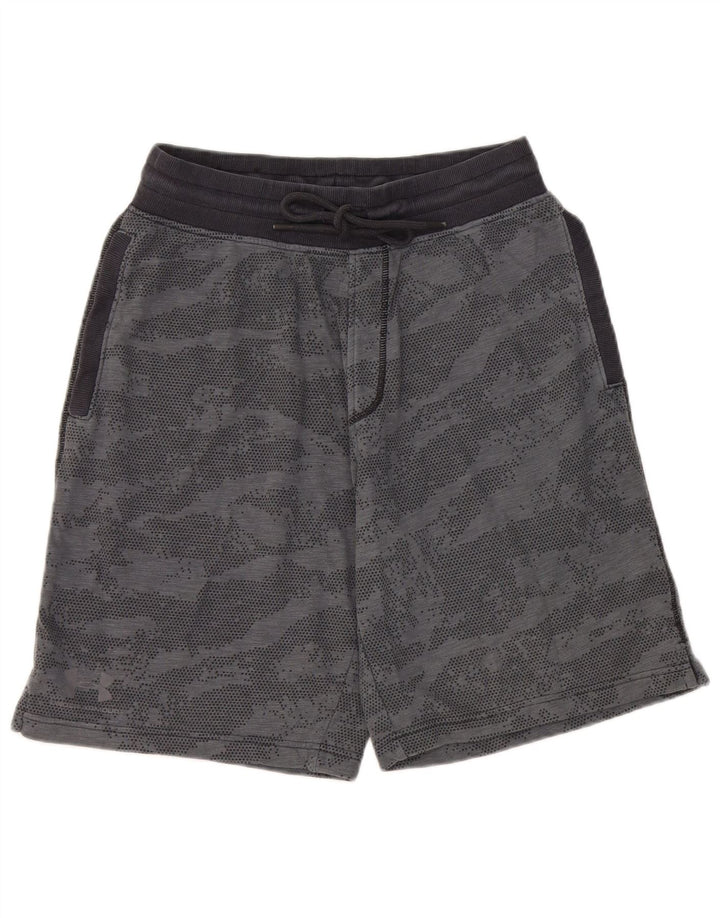 Under Armour Herre Sportshorts Large Navy Blue Camouflage
