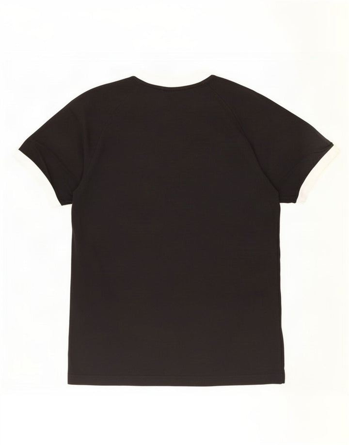Adidas Herre T-Shirt Top Medium Sort Bomuld