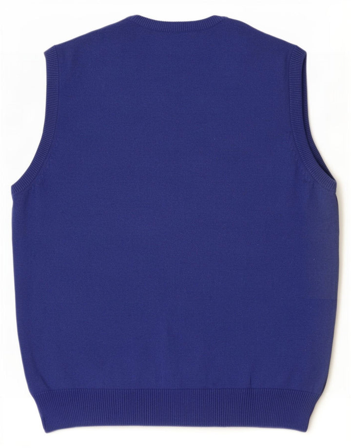 Marks & Spencer Herre Blue Harbor Vest Tank Top Stor Bomuld