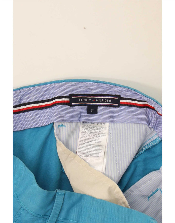 Tommy Hilfiger Herre Chino Shorts W31 Medium Blue Bomuld