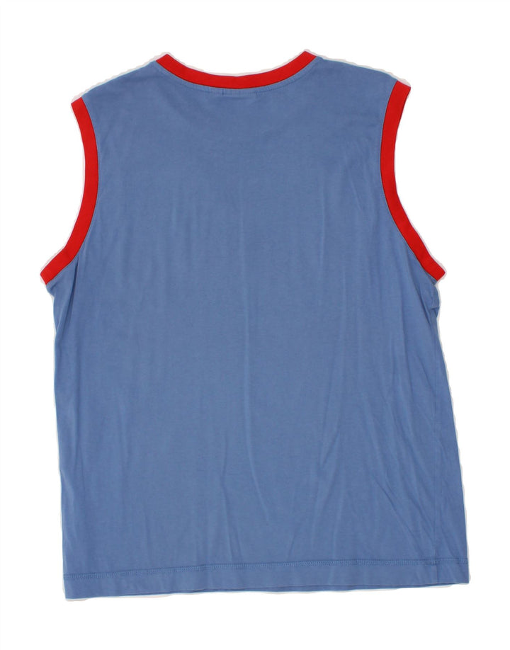 PUMA Boys Graphic Vest Top 12-13 Years Large Blue Cotton Vintage Puma and Second-Hand Puma from Messina Hembry 