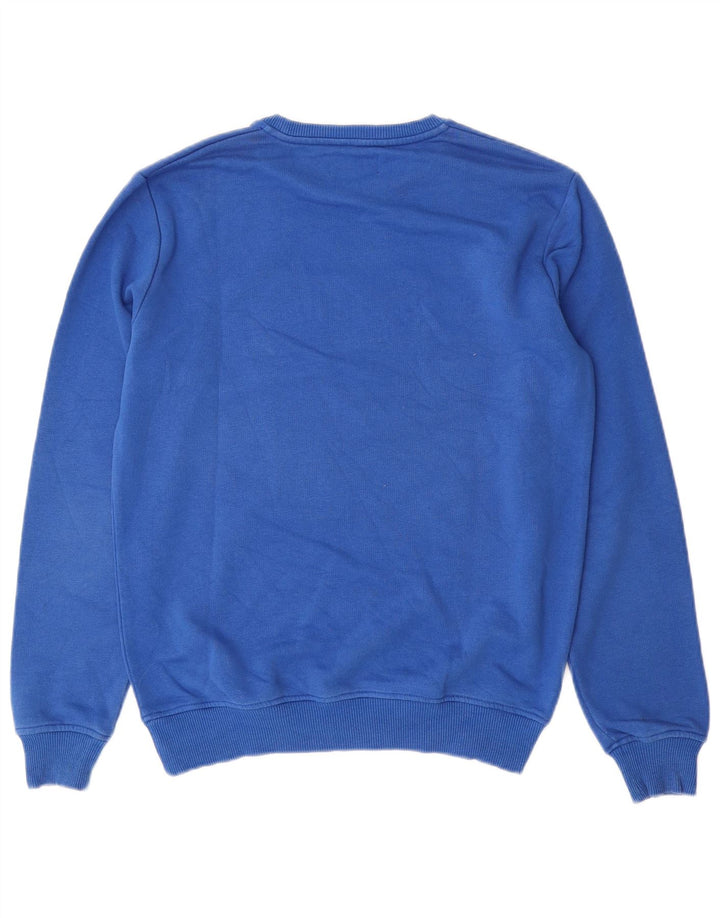 Refrigiwear Herre Grafisk Sweatshirt Jumper Lille Blå Bomuld