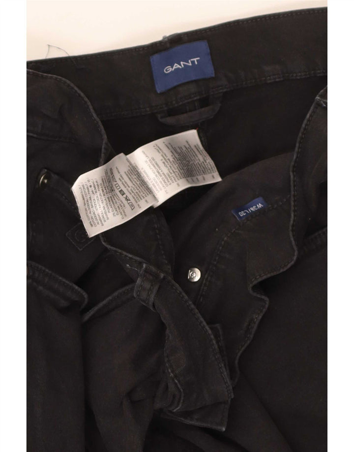 Gant Straight Jeans til mænd W38 L30 Sort bomuld