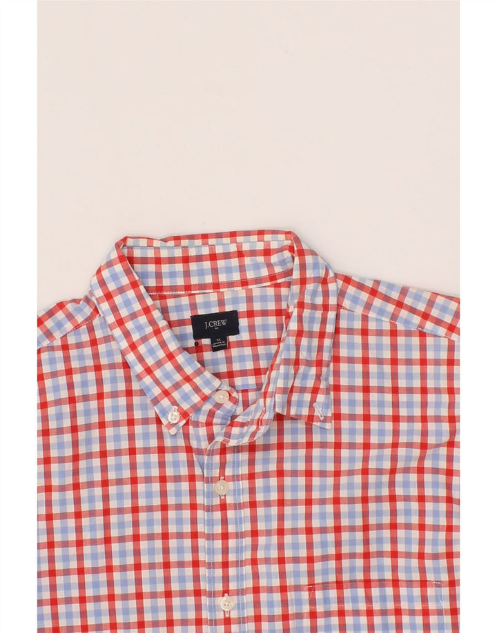 J. CREW Mens Shirt XL Red Check Cotton Vintage J. Crew and Second-Hand J. Crew from Messina Hembry 