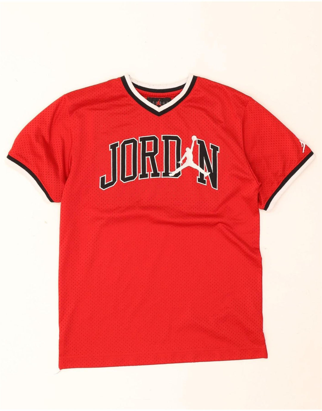 Jordan Boys Grafisk T-Shirt Top 12-13 År Stor Rød