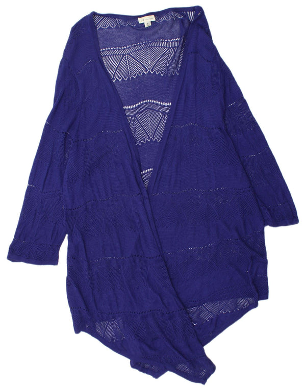 Marks & Spencer Womens Autograph Longline Cardigan Sweater UK 18 XL Lilla