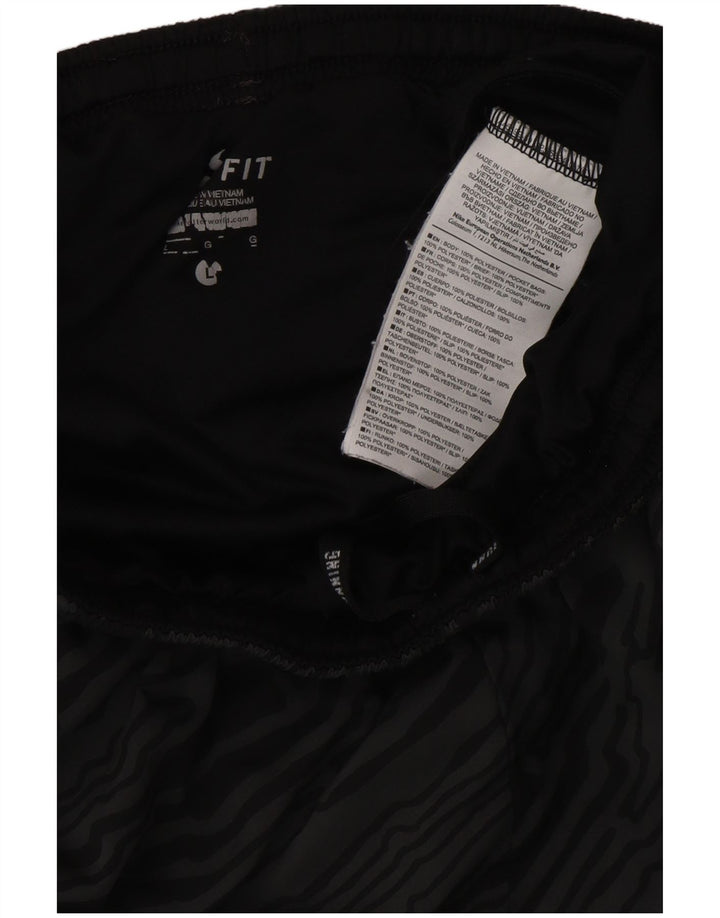 NIKE Herre Dri Fit sportsshorts med abstrakt mønster, store grå polyester