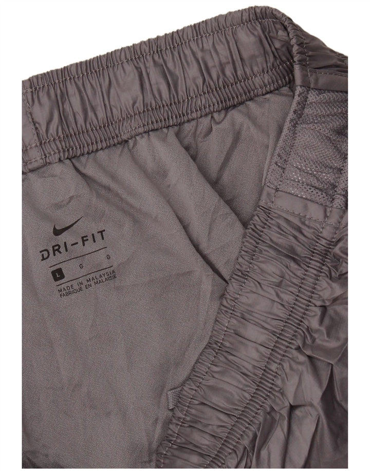 NIKE Dame Dri Fit Sportshorts UK 14 Large Grå