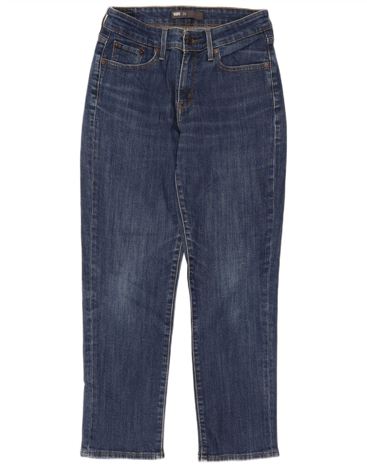 Levi's koniske jeans til kvinder W28 L26 blå bomuld