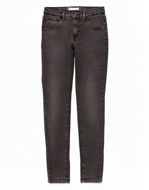Levi's Boys 710 Super Skinny Jeans 13-14 år W26 L28 Grå Bomuld