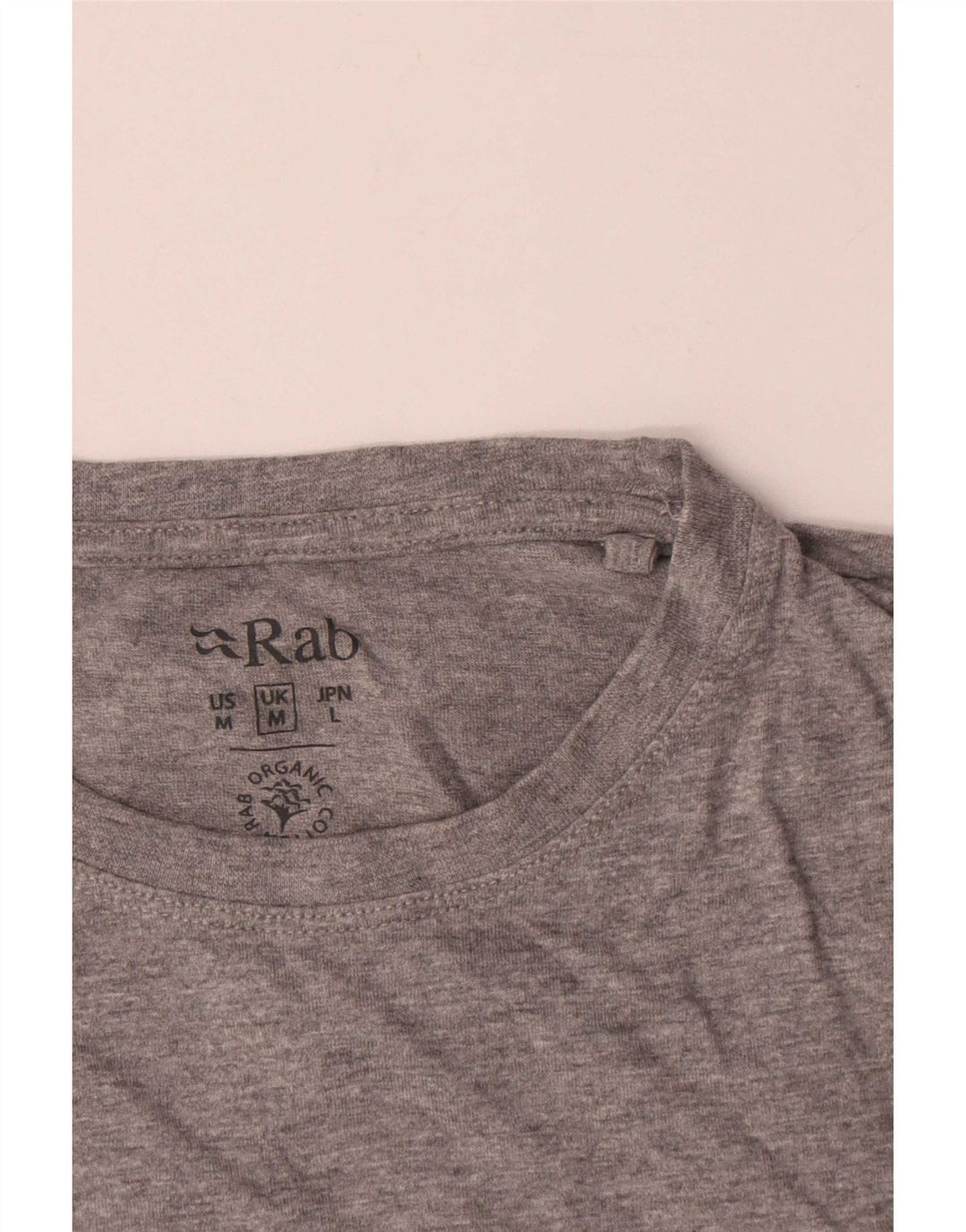 Rab Herre Grafisk T-Shirt Top Medium Grå