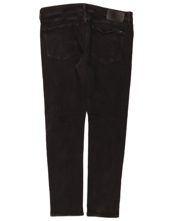 G-Star Herre 3301 Slim Jeans W38 L34 Sort Bomuld