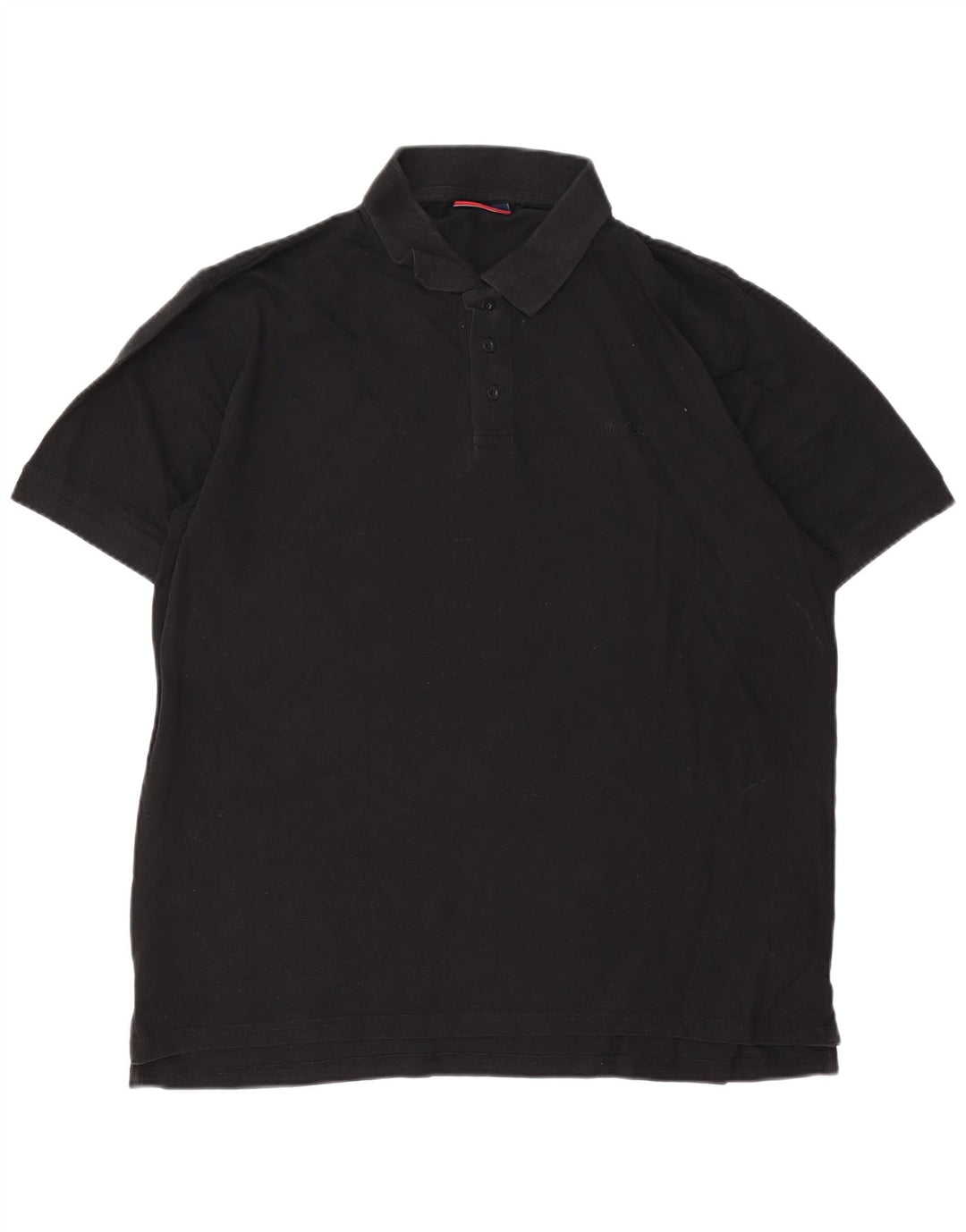 Pierre Cardin Herre poloshirt Stor sort bomuld