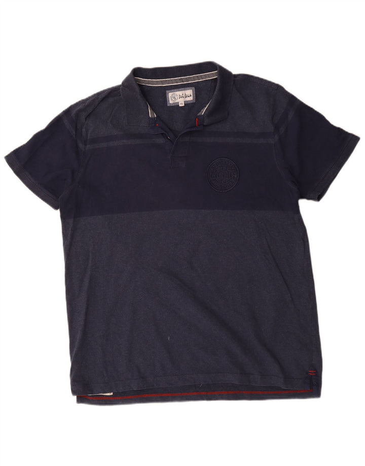 Fat Face herre poloshirt XL marineblå bomuld