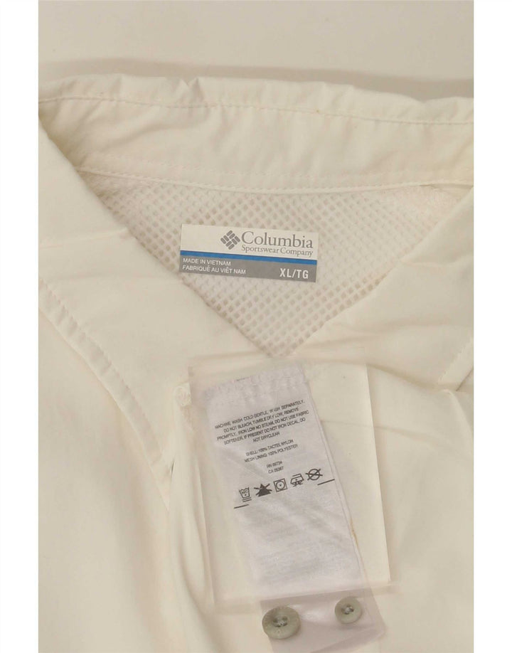 Columbia Herreskjorte XL Hvid Tactel