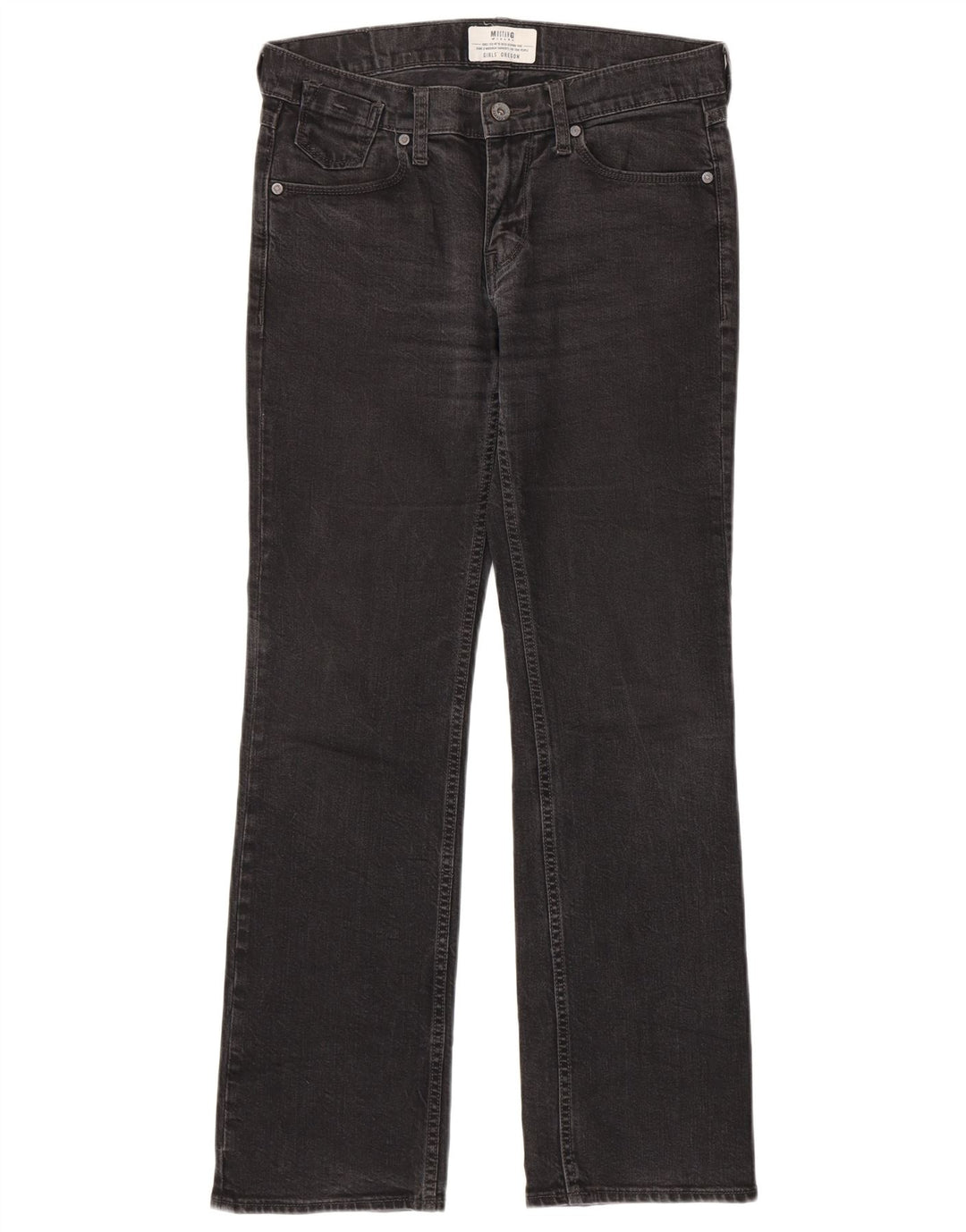 Mustang Dame Bootcut Jeans W29 L32 Grå Bomuld