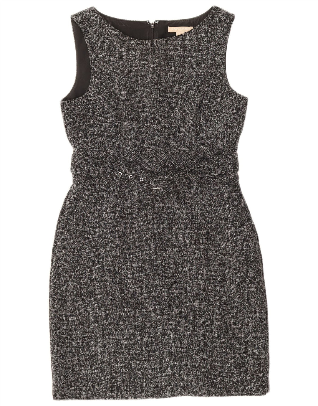 Banana Republic Womens Petite Sheath Dress US 8 Medium Grey Flecked