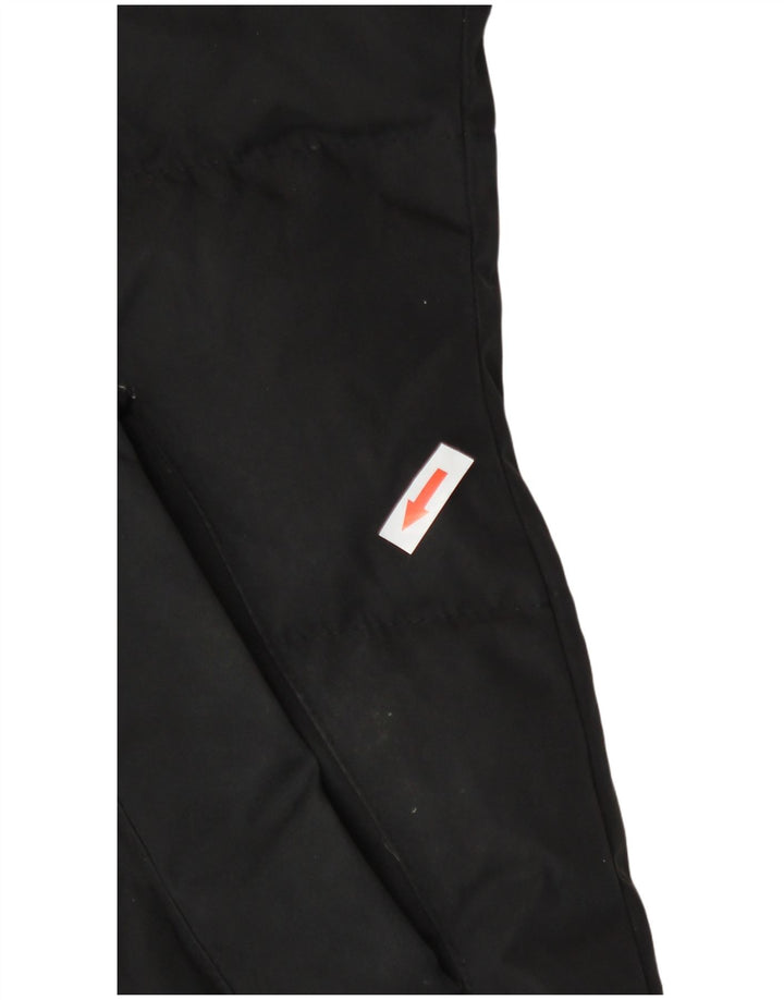 Zara Dame Hætte Polstret Jakke UK 14 Stor Sort Polyester