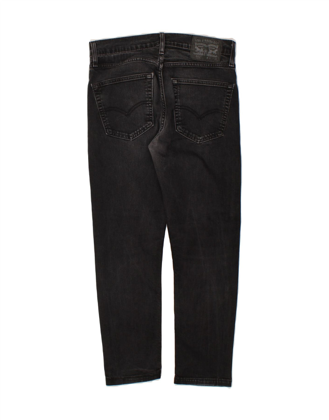 LEVI'S Mens 512 Slim Tapered Jeans W31 L26 Grey Cotton Vintage Levi's and Second-Hand Levi's from Messina Hembry 