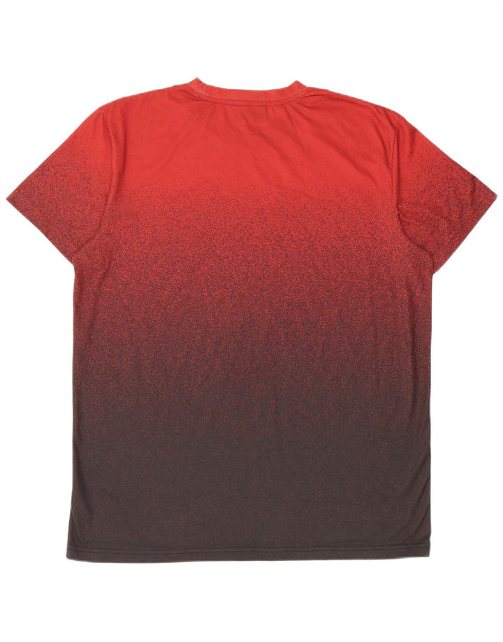 Mckenzie Herre T-Shirt Top Large Red Tie Dye Polyester