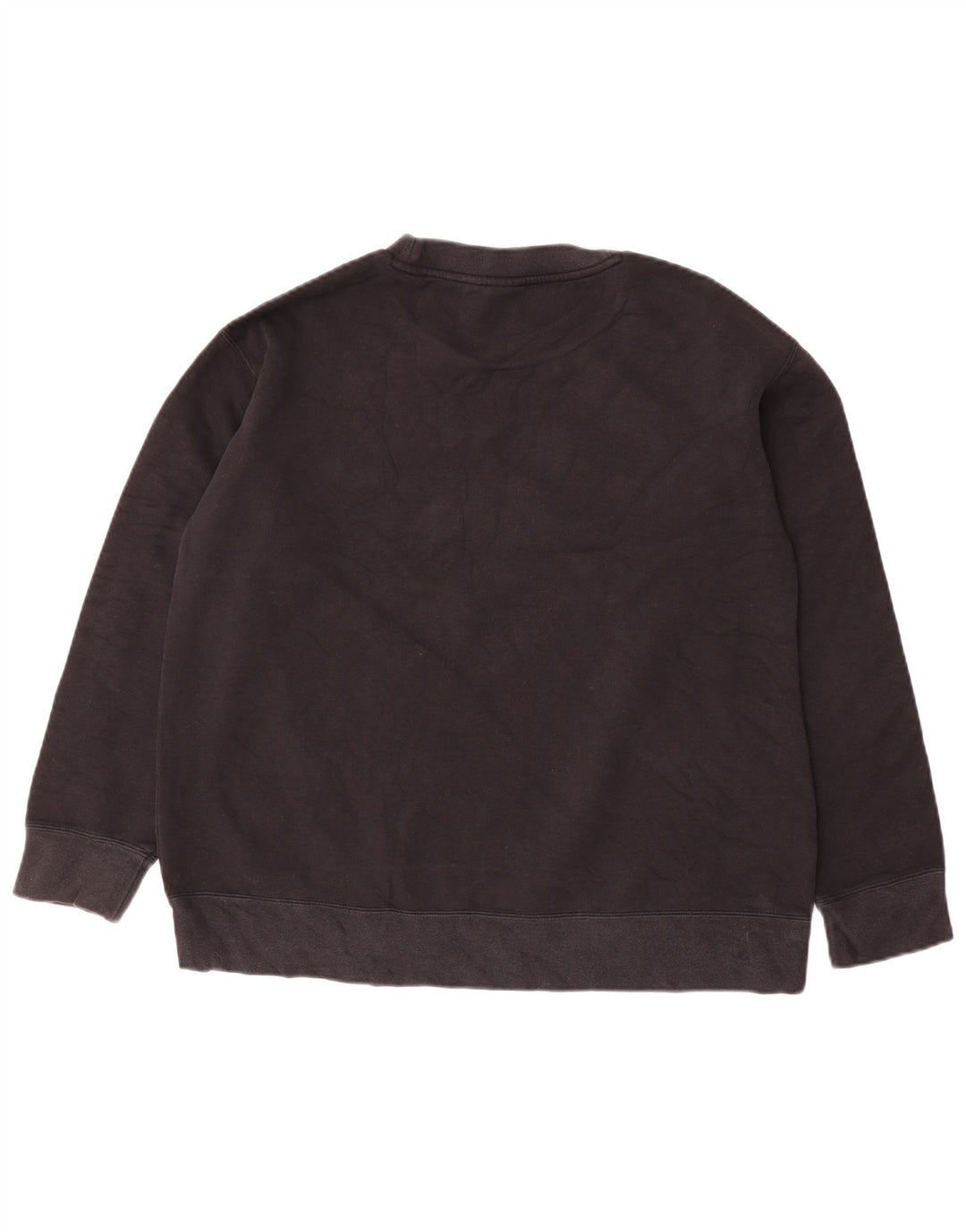Adidas Dame Oversized Sweatshirt Jumper UK 8 Small Black Bomuld