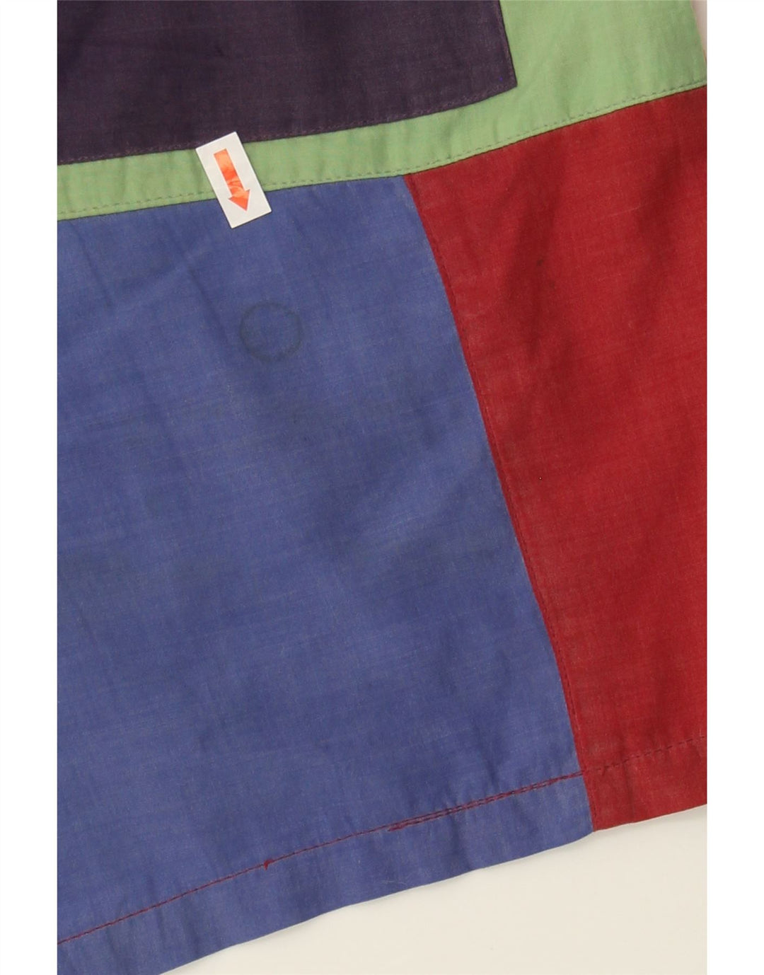 VINTAGE Mens Swimming Shorts Small  Multicoloured Colourblock Polyester Vintage Vintage and Second-Hand Vintage from Messina Hembry 