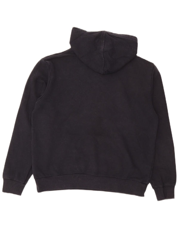 Marks & Spencer Dame Oversized Hoodie Jumper UK 10 Small Navy Blue Cotton