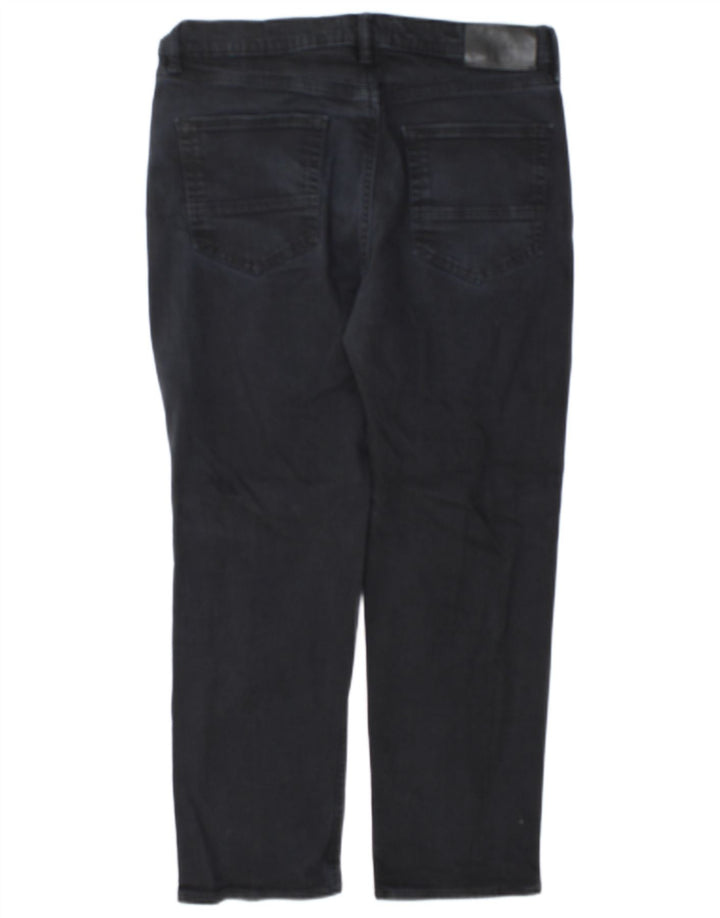Marks & Spencer Straight Jeans til mænd W34 L29 Marineblå bomuld