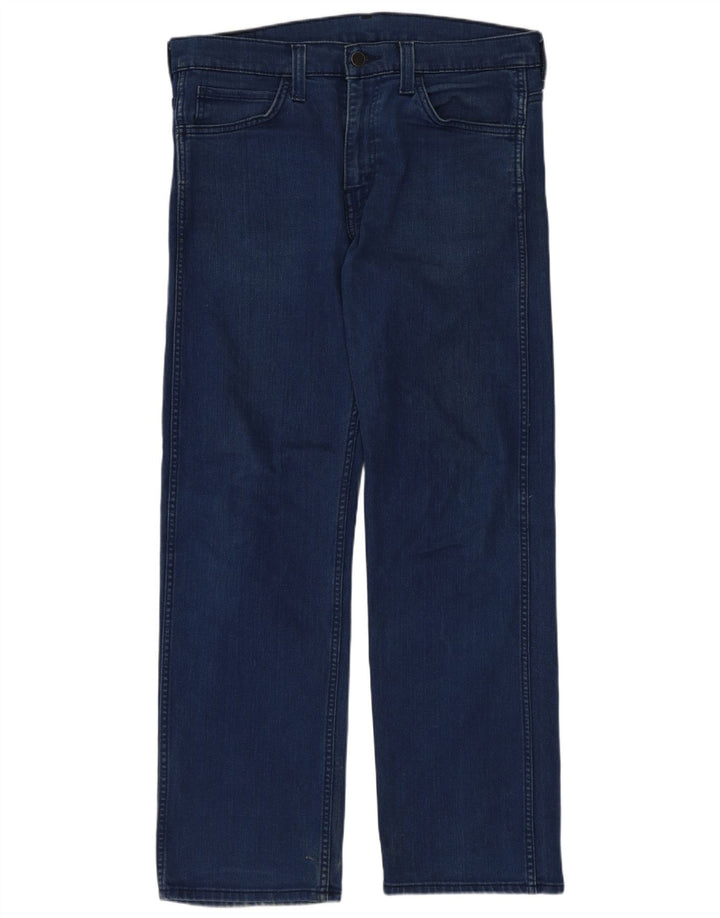 Levi's Straight Jeans til mænd W32 L32 Marineblå bomuld