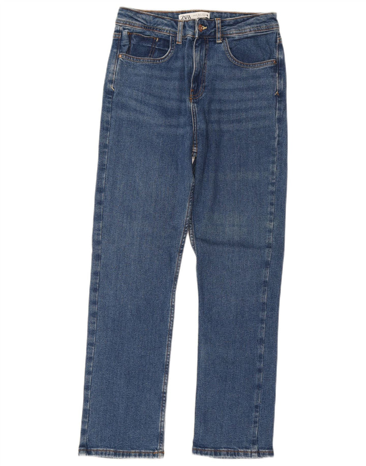 ZARA Dame Slim Jeans EU 38 Small W28 L27 Blå