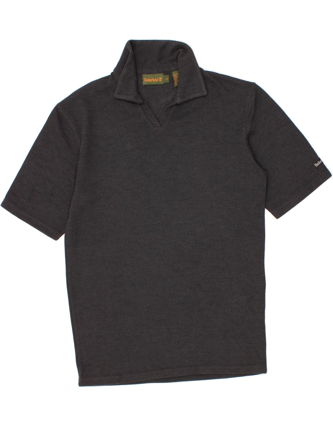 TIMBERLAND Mens Polo Shirt Large Grey Polyester Vintage Timberland and Second-Hand Timberland from Messina Hembry 