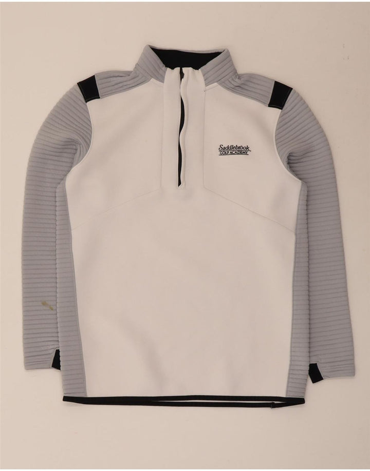 Under Armour Herre Cold Gear Pullover Træningsdragt Top Medium White Colourblock