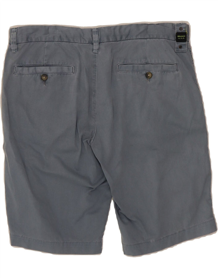 BLAUER Mens Chino Shorts W30 Medium Blue Cotton Vintage Blauer and Second-Hand Blauer from Messina Hembry 