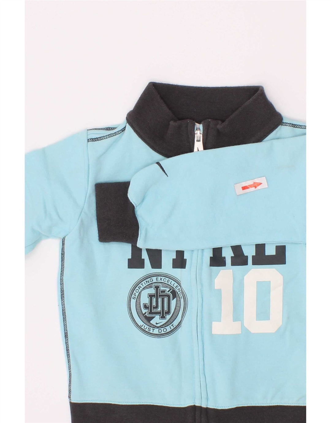 Nike Baby Boys Grafisk træningsdragt topjakke 3-6 måneder Blå Colourblock