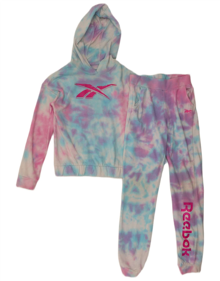 Reebok Girls Graphic Full Tracksuit 13-14 år Multifarvet Tie Dye