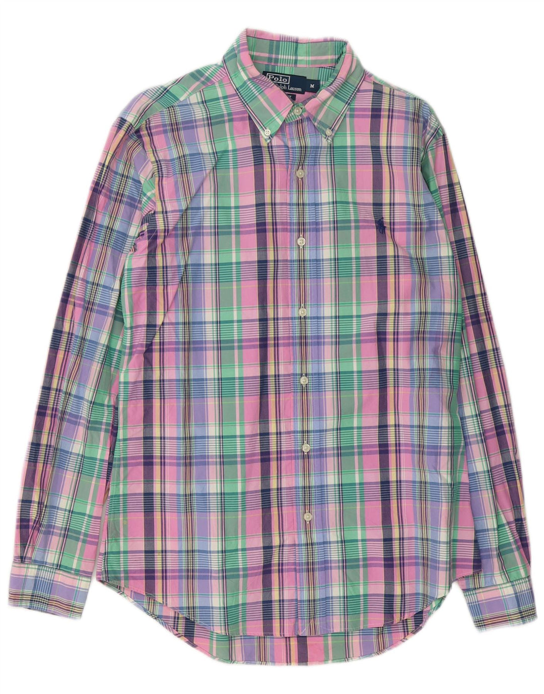 Polo Ralph Lauren Herre Custom Fit skjorte medium flerfarvet ternet bomuld