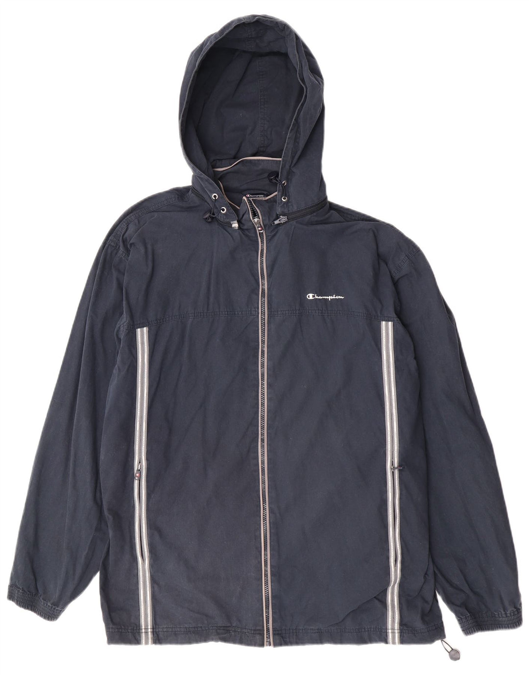 Champion Regnjakke med hætte til mænd UK 44 2XL Navy Blue