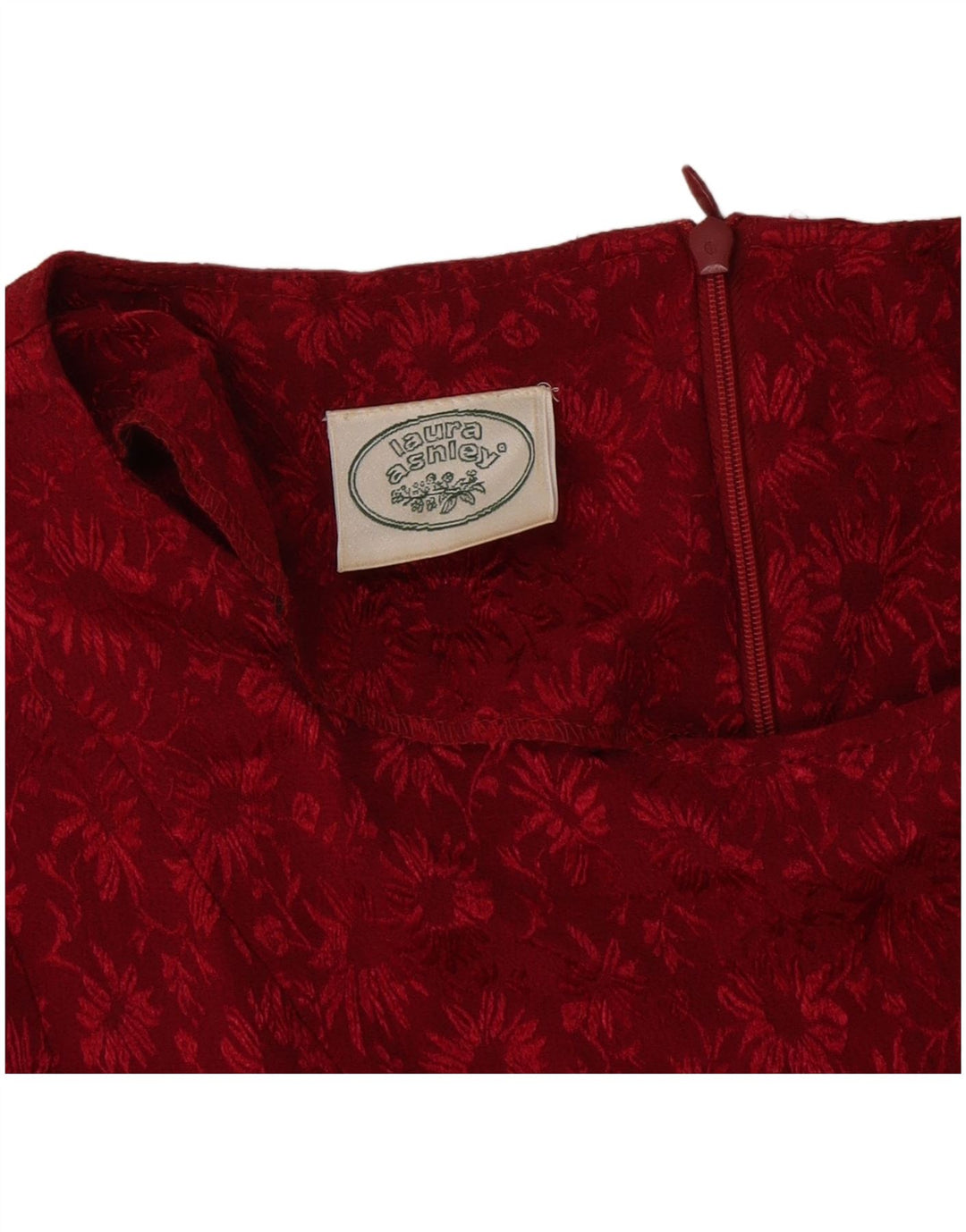 Laura Ashley Dame Maxi Kjole UK 12 Medium Red Floral