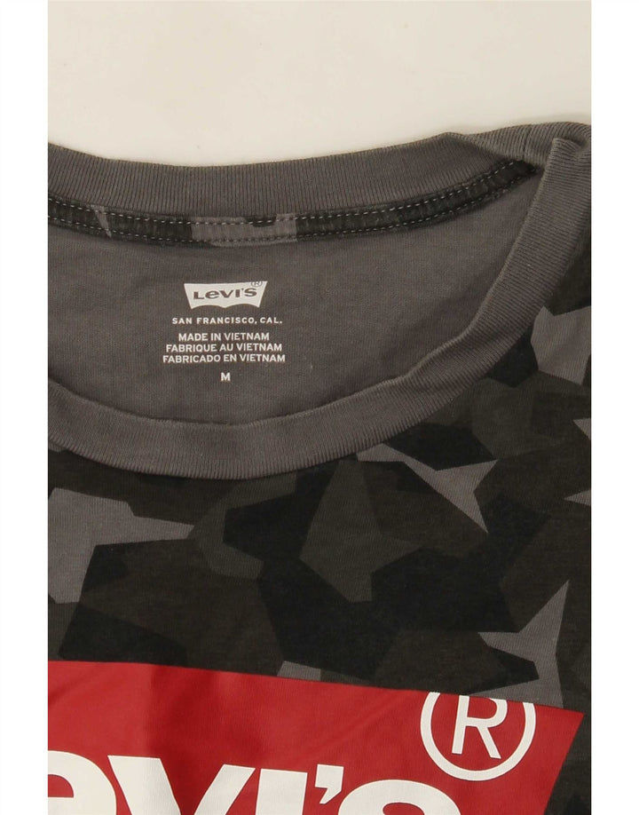 Levi's Herre grafisk T-shirt Top Medium Khaki Camouflage