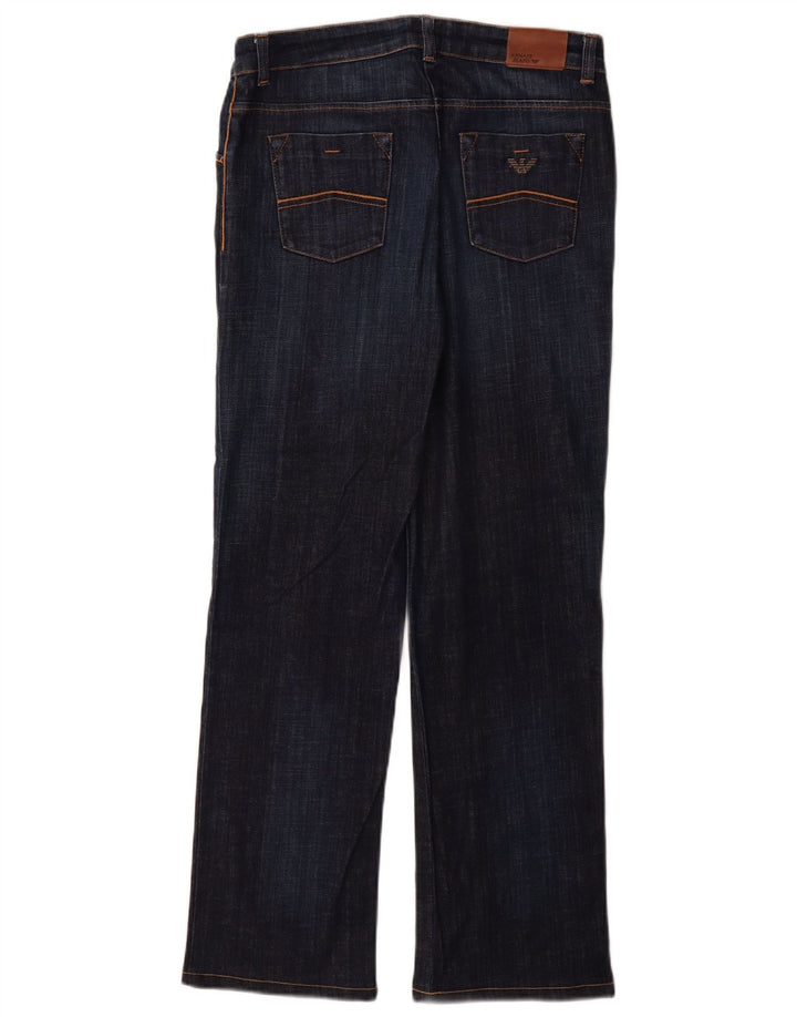 Armani Dame Bootcut Jeans W28 L31 Marineblå