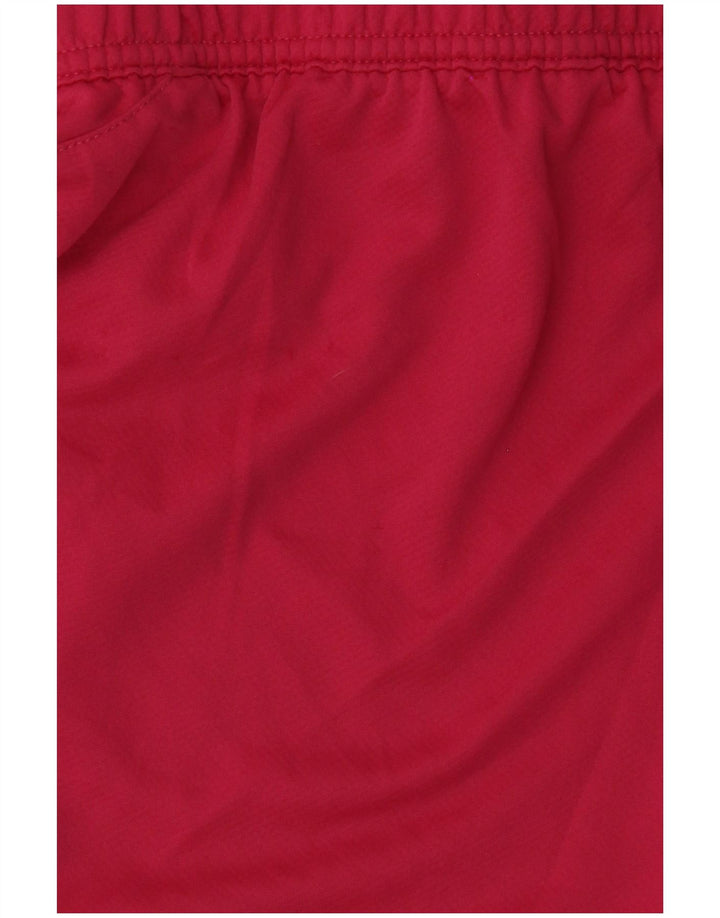 ADIDAS sportsshorts til kvinder UK 12/14 Medium Pink Polyester