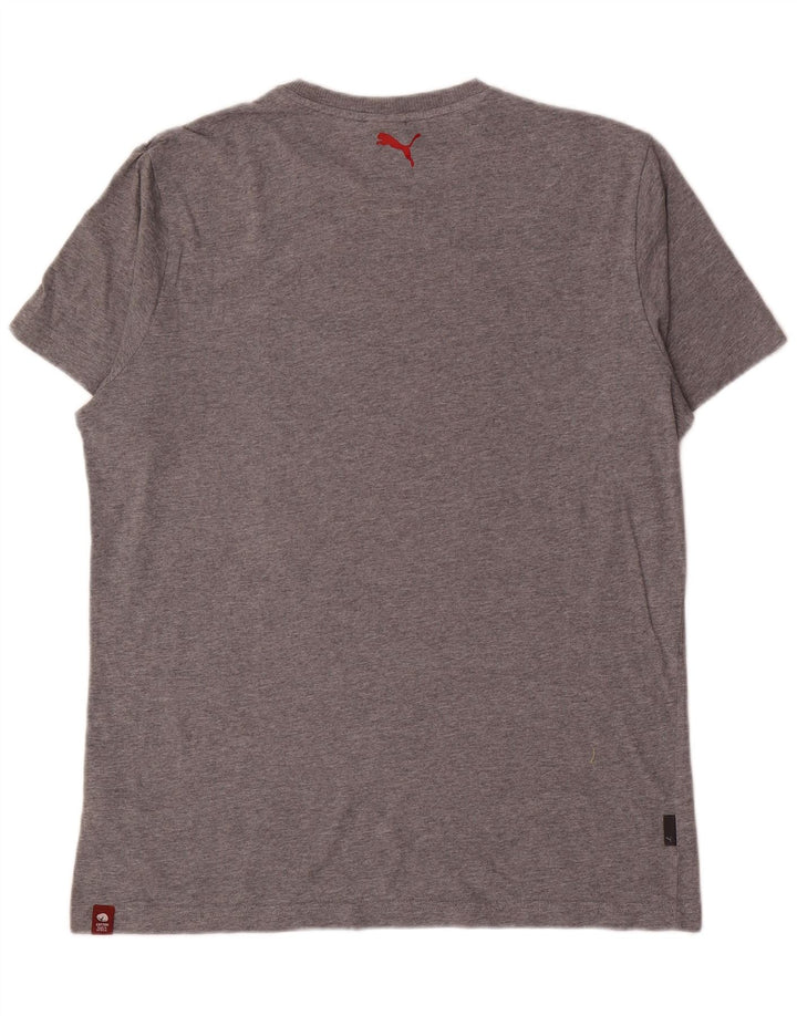 Puma Herre Grafisk T-Shirt Top Stor Grå